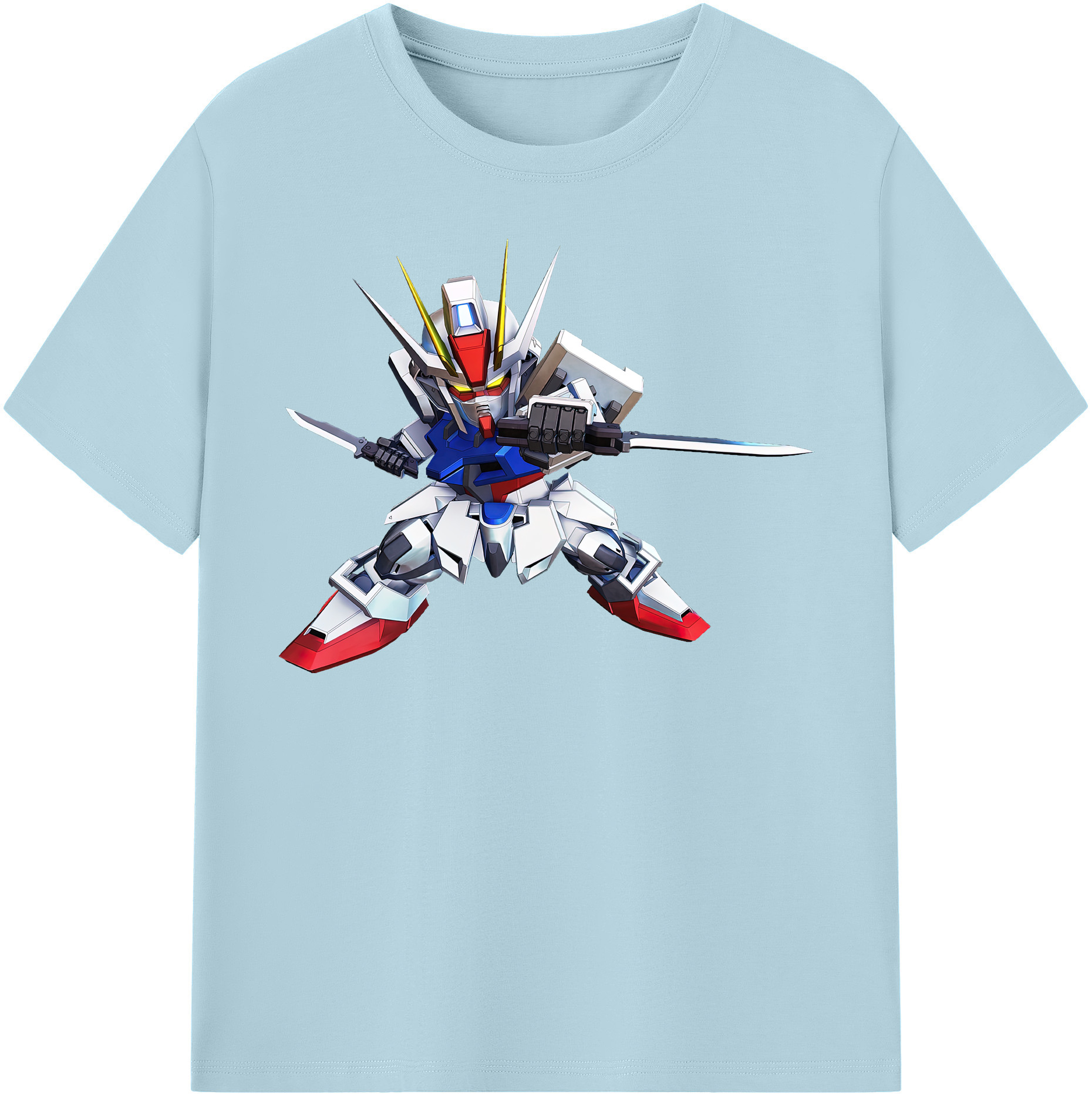 （画像用） 機動戦士ガンダム Mobile Suit Gundam 綿100％半袖Tシャツ（フロントプリント）